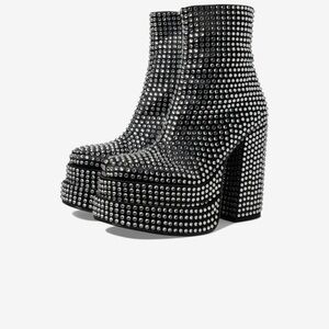 Steve Madden glitter cobra boots